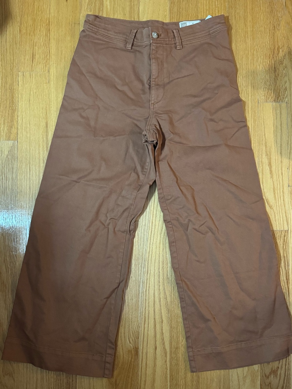 GAP Wide Leg High Rise Brown Pants